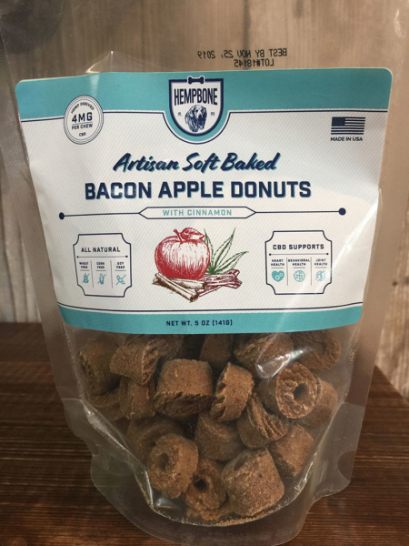 Bacon Apple Donuts Dog Treats