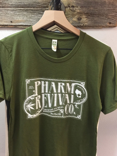 Men's Pharm Revival T-shirt in Green
